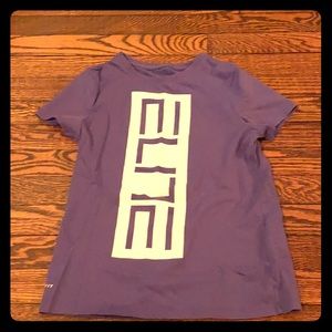 Purple Nike shirt